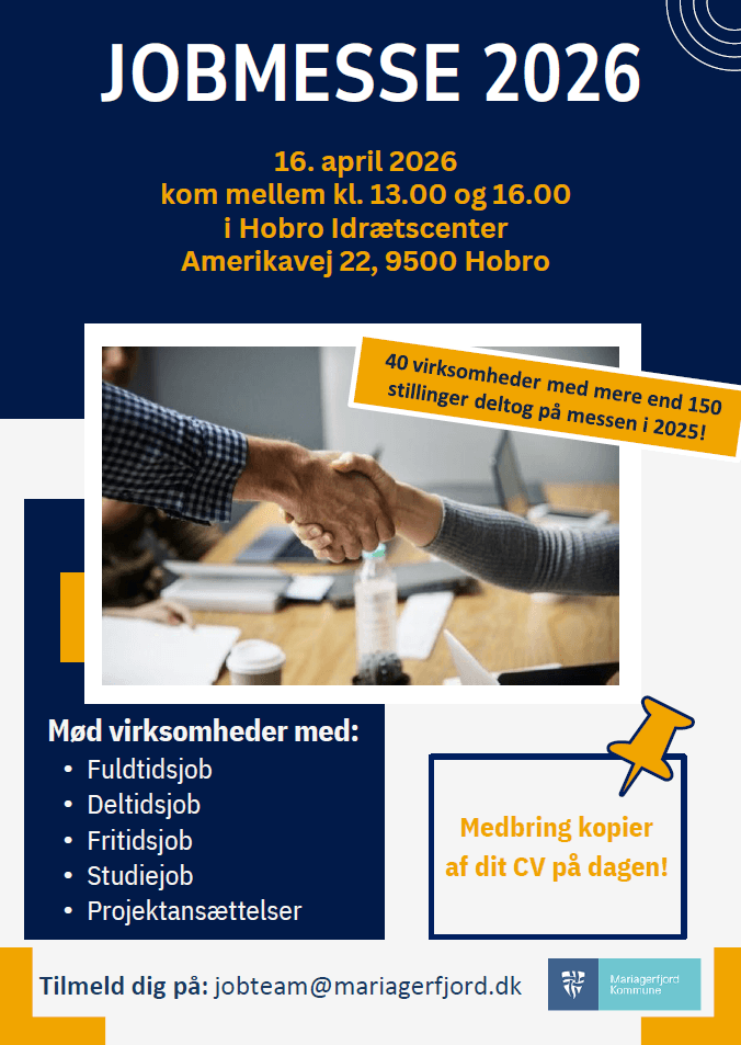 Medbring kopier af dit CV på dagen!
